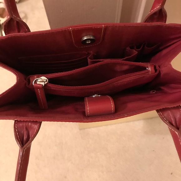 Wilson Leather Red Purse - Picture 2 of 8